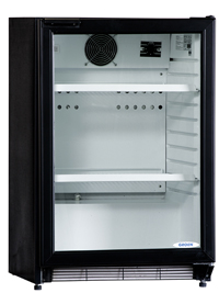 Prodis Top20B Black Single Door Hinged Bottle Cool